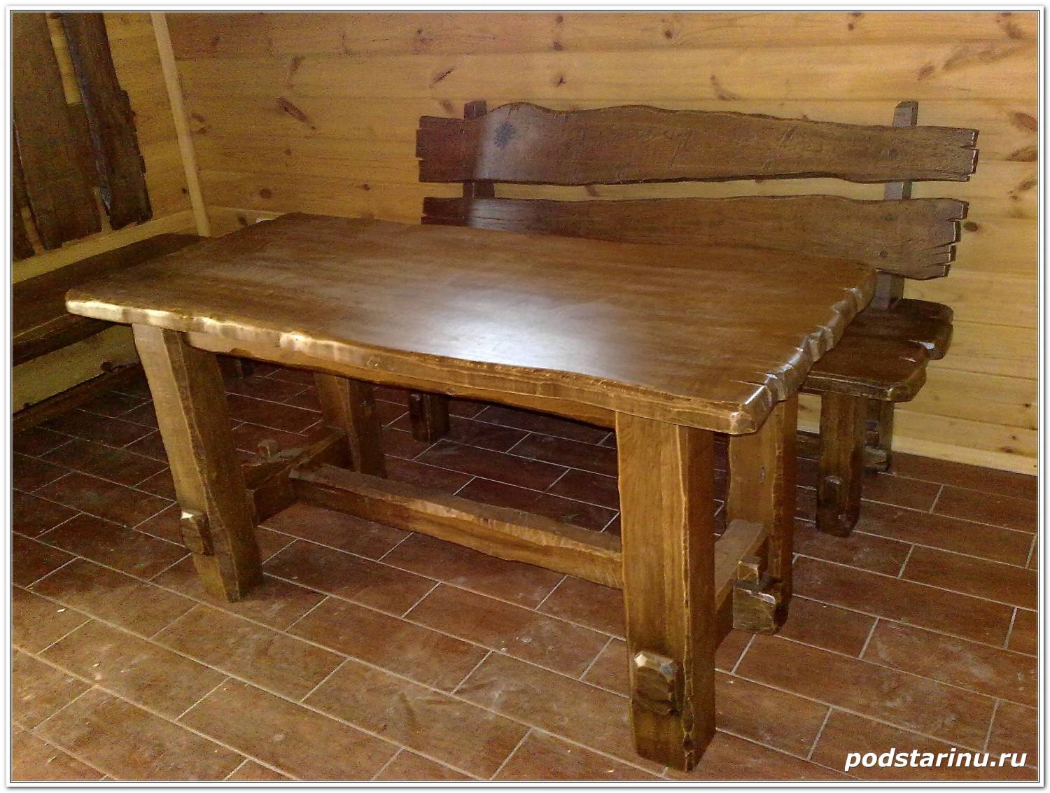 обеденный стол под старину своими руками