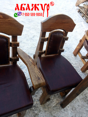 Стулья с кожей под старину мягкое сиденье цена (4)