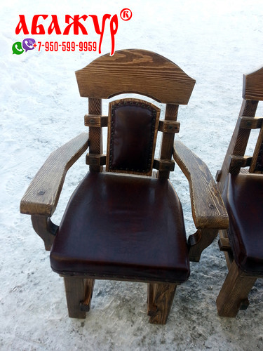 Стулья с кожей под старину мягкое сиденье цена (2)