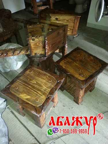 Табуреты под старину деревянные цена (1)