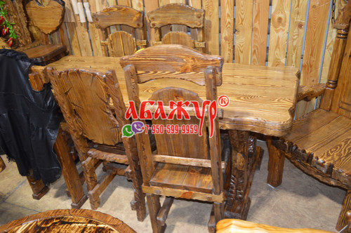 Стол со стульями под старину цена (3)