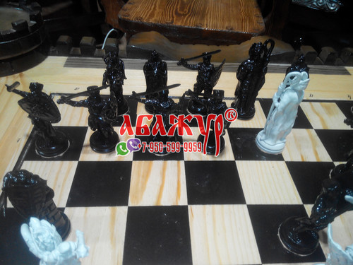 Шахматный стол замок резной фото цена руб (17)