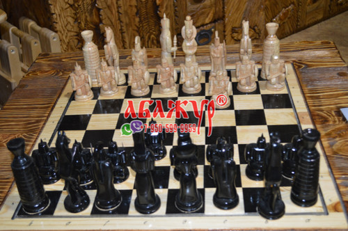 Шахматный стол замок резной фото цена руб (31)